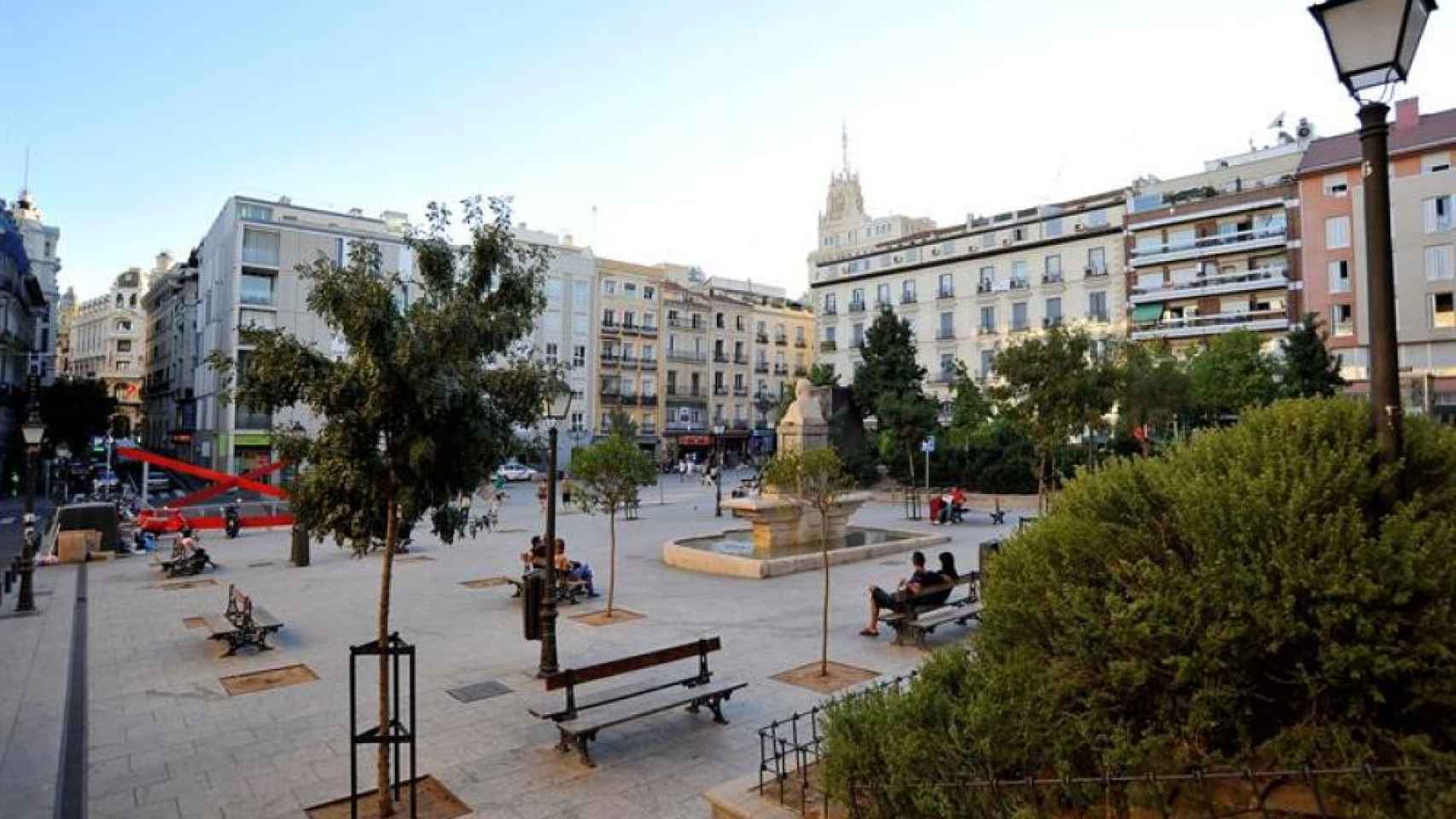 La Plaza Zerolo de la ciudad de Madrid