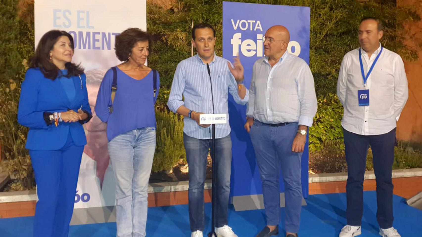 Los candidatos del PP de Valladolid analizan los resultados de las elecciones generales