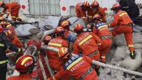 Labores de rescate en China