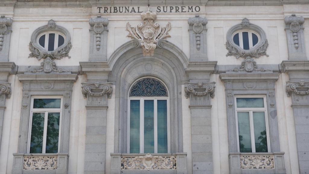 Fachada del Tribunal Supremo, en Madrid.