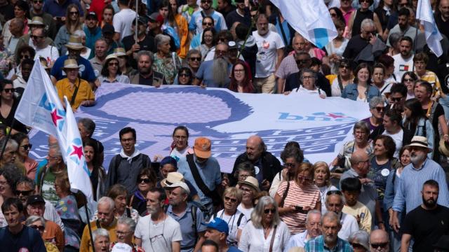 Manifestación del día de Galicia en Santiago: El BNG reivindica el orgullo de ser una nación