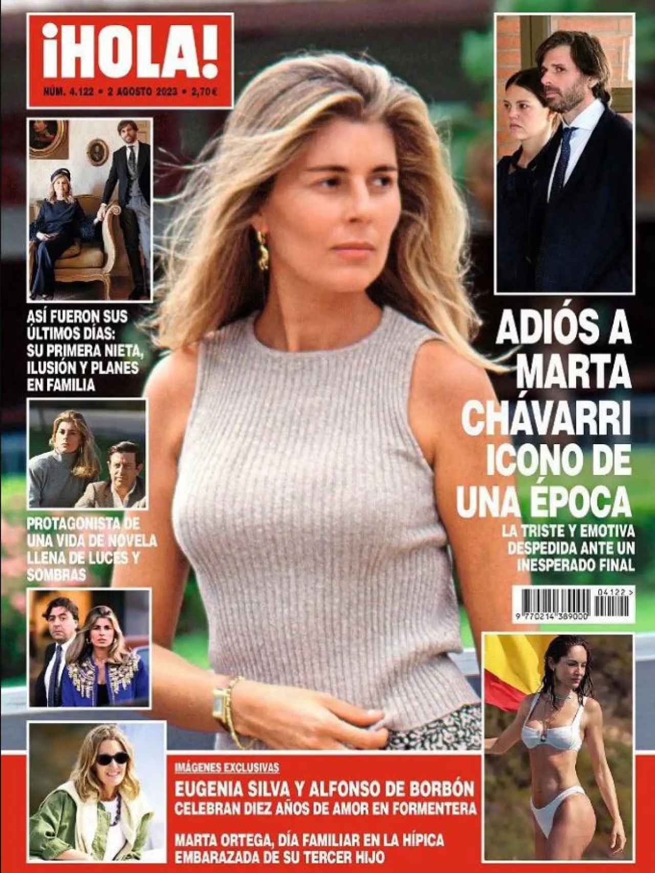 La portada de la revista '¡HOLA!' donde se informa de los últimos días de Marta.