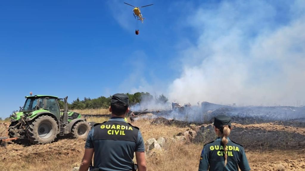 Incendio en Morales del Vino