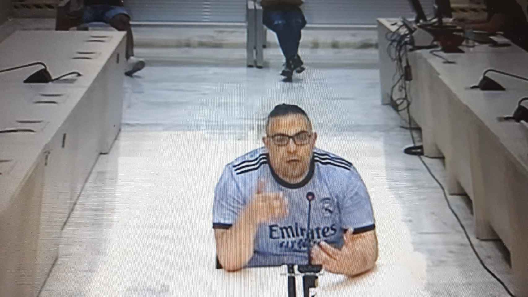 Abdel Bary durante el juicio en la Audiencia Nacional
