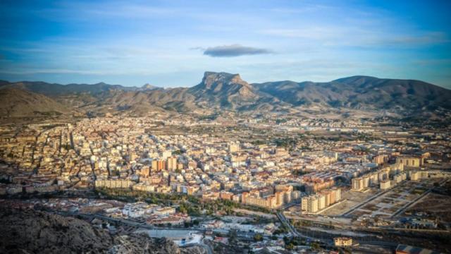 Panorámica de Elda, en imagen de archivo.