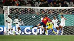 Gol de Teresa Abelleira durante el España - Zambia