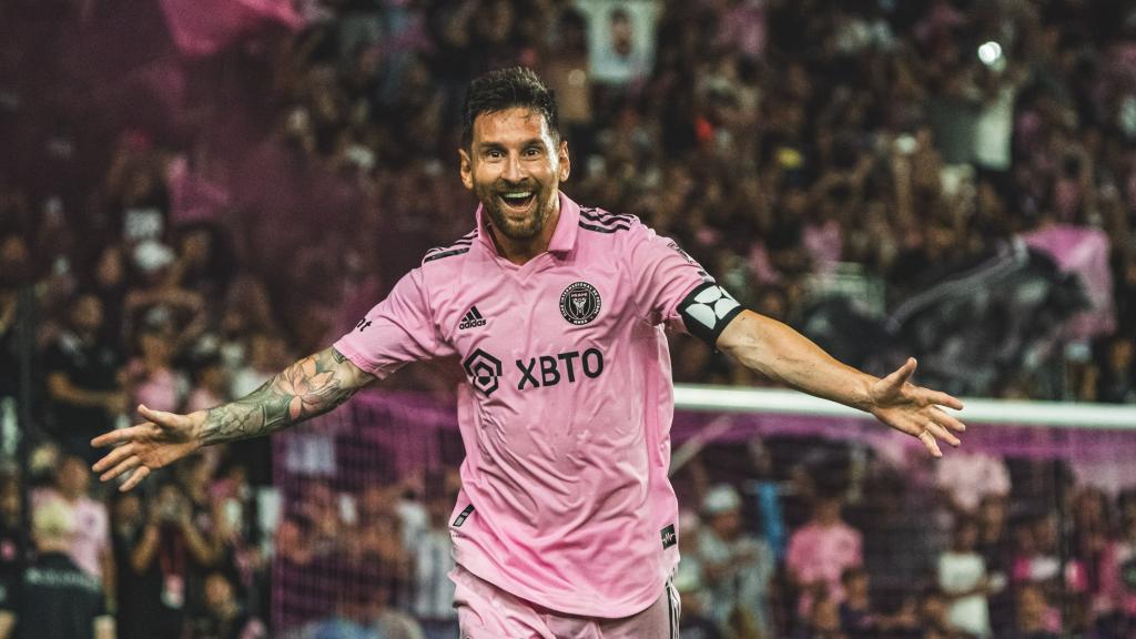 Leo Messi, durante un partido con el Inter de Miami.