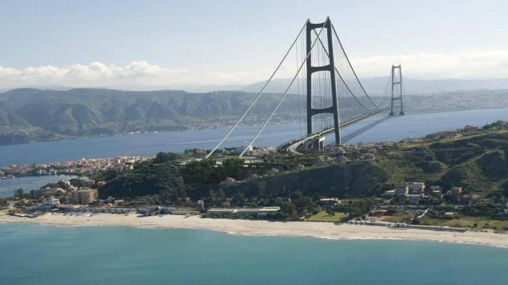 Una vez construido, será el puente colgante más largo del mundo