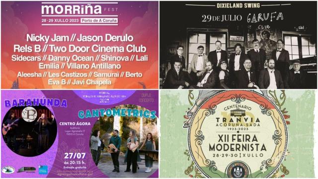 Cuatro planes que no te puedes perder este fin de semana en A Coruña y su área