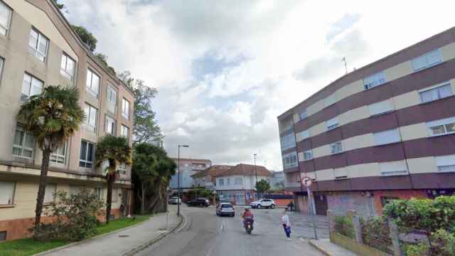 Avenida de Vigo, en Cangas (Pontevedra).