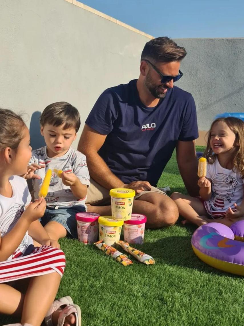 Disfrutando de los helados granini en familia. Imagen de @misstertrillis