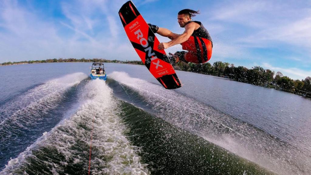 Práctica de 'wakeboard'.