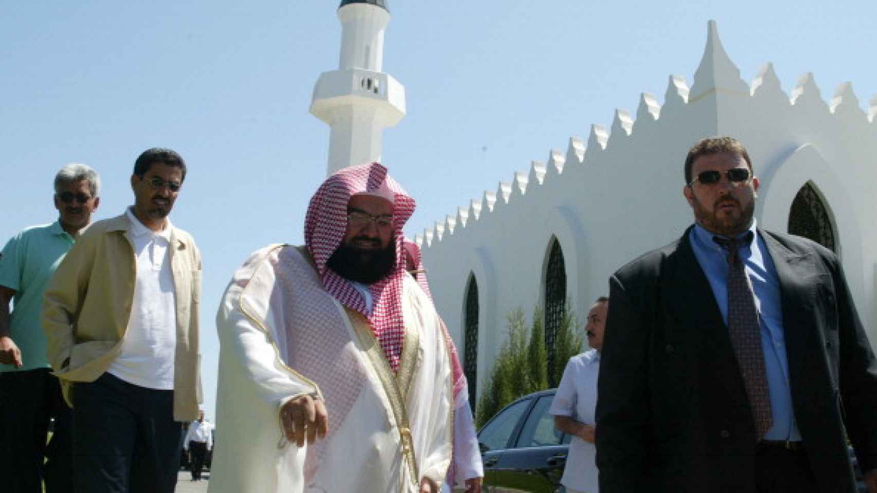 El rey Fahd en uno de sus veranos en Marbella en 2002.