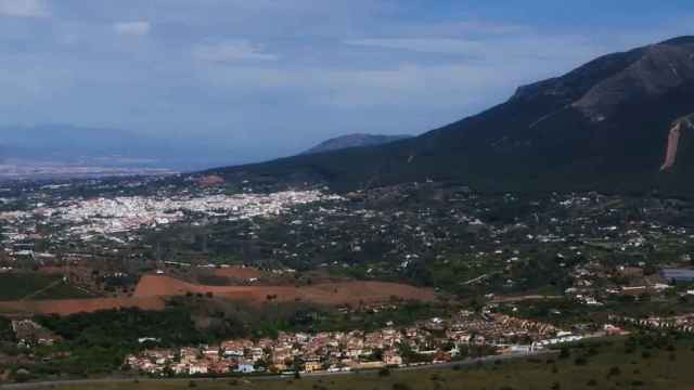 Vistas del término municipal de Coín, en Málaga.