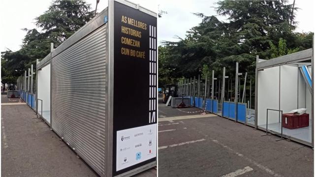 Ya ha comenzado el montaje de los stands para la Feria del Libro