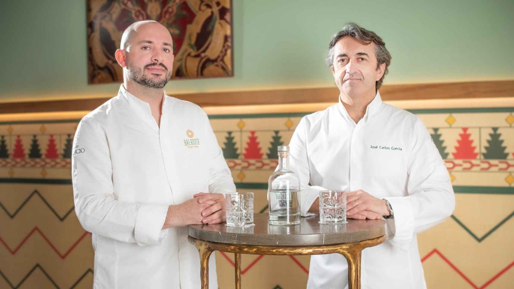 Los cocineros Sergio Solano y José Carlos García.