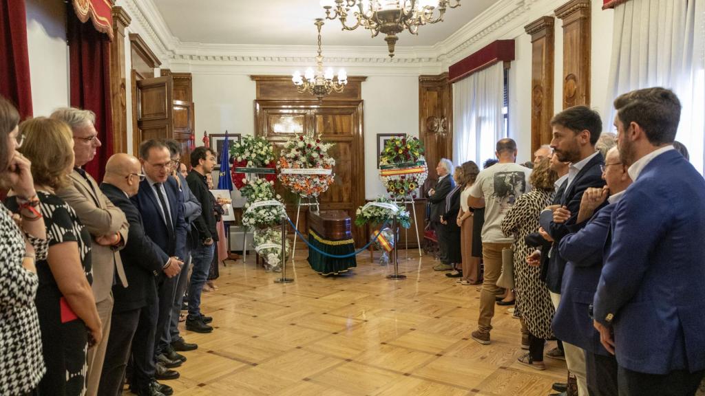 Capilla ardiente de la subdelegada del Gobierno en Salamanca