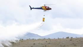 Imagen de un helicóptero de extinción de incendios.