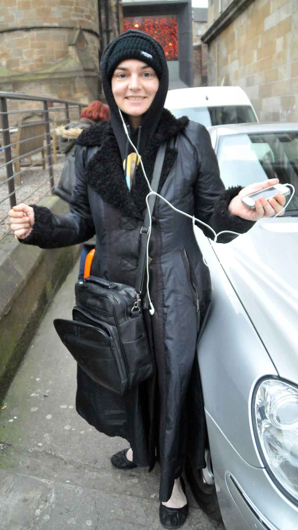 La cantante irlandesa en las calles de Reino Unido.