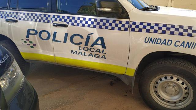 Un vehículo de la Policía Local de Málaga.