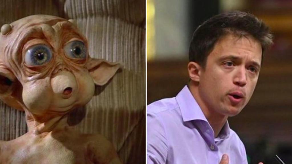 El protagonista de 'Mi amigo Mac' e Íñigo Errejón en uno de los memes.