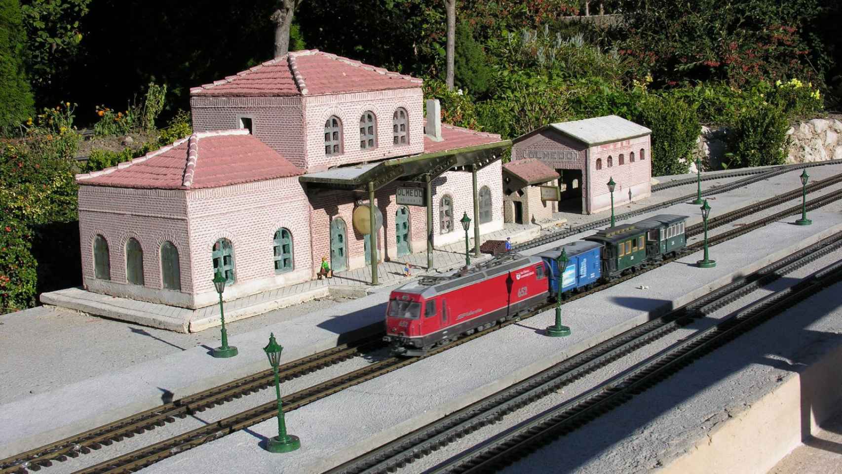 La estación de tren de Olmedo en miniatura