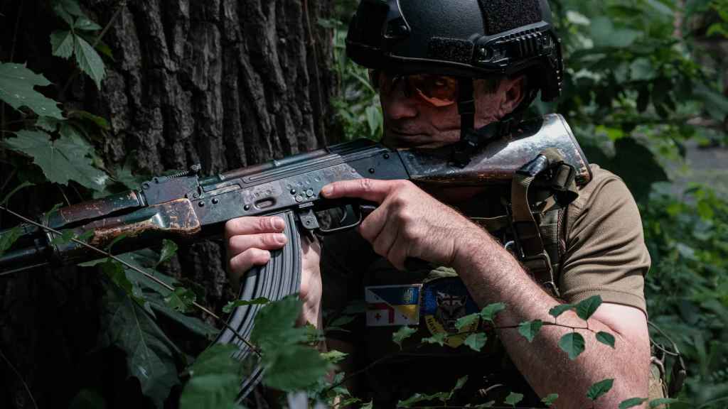 Los combatientes de la Legión Georgiana en Ucrania no se incorporan al frente hasta que superan con éxito un exigente adiestramiento donde se evalúa también su resistencia psicológica
