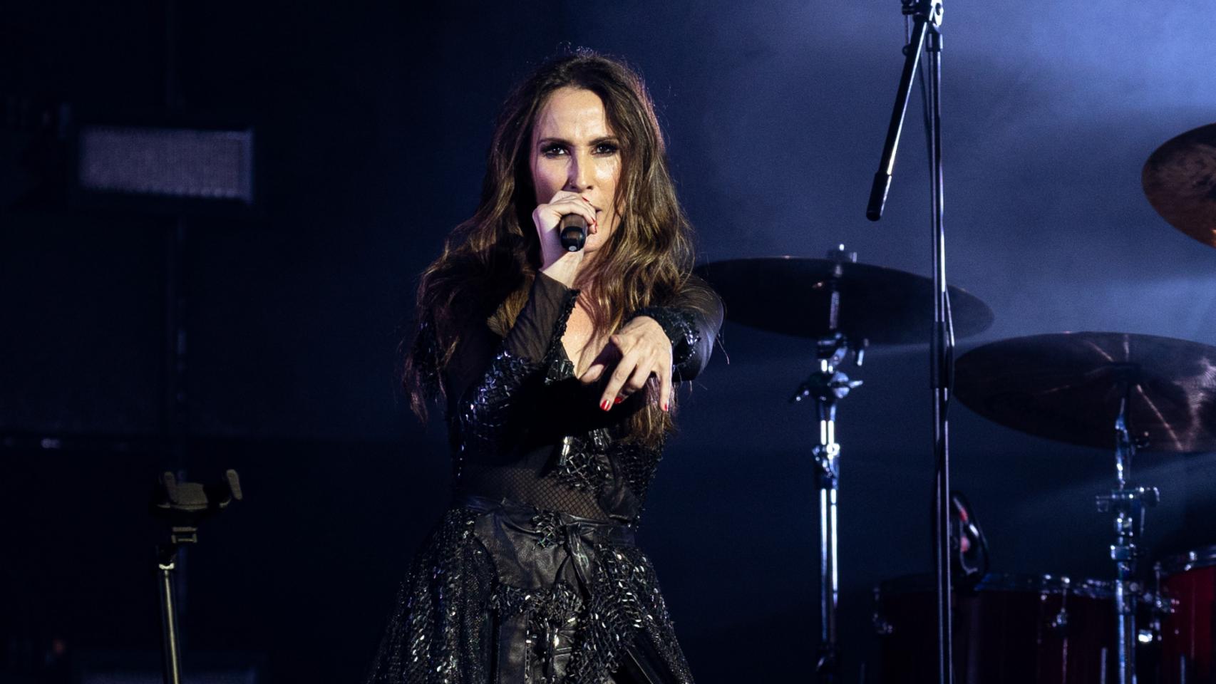 La cantante Malú, sobre el escenario de Starlite, en Marbella.