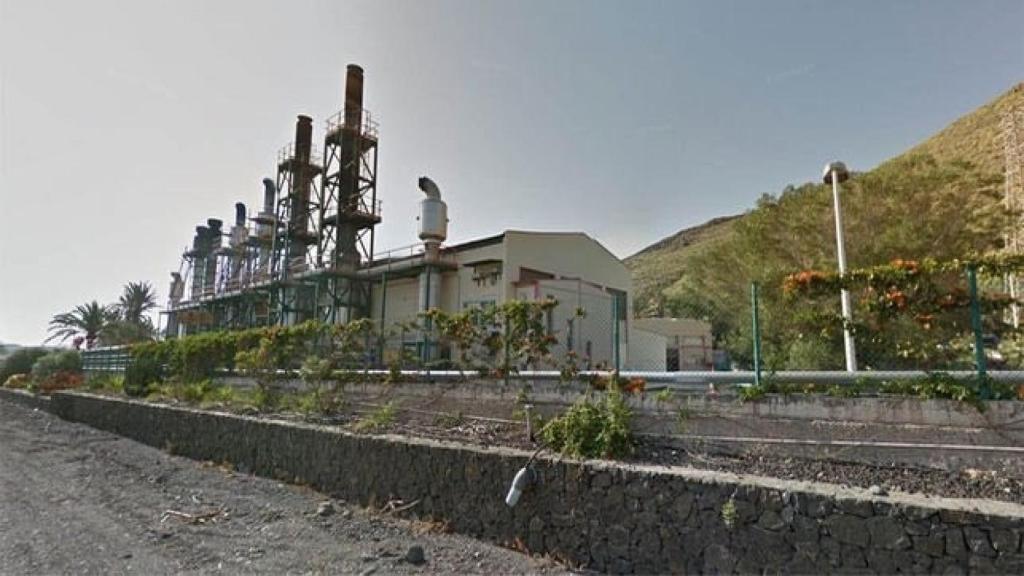 Central de suministro eléctrico, propiedad de Endesa, en La Gomera.