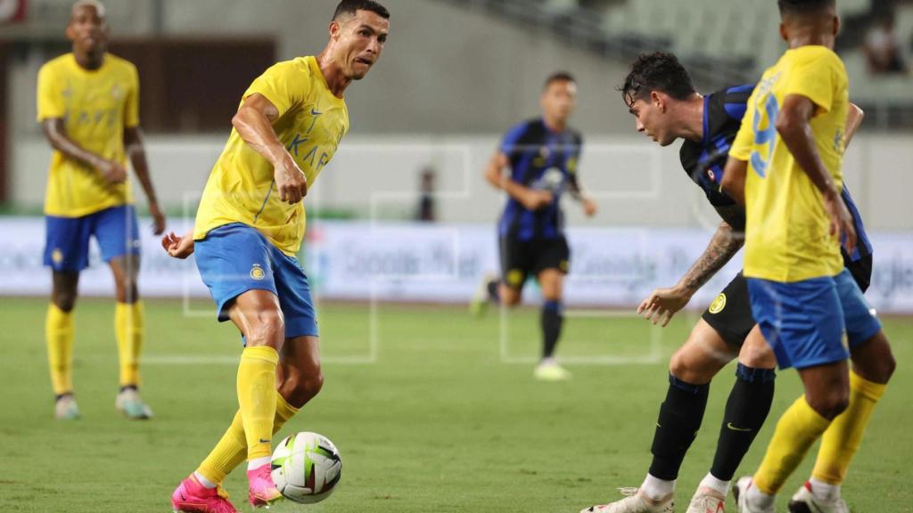 Cristiano Ronaldo durante un partido en pretemporada