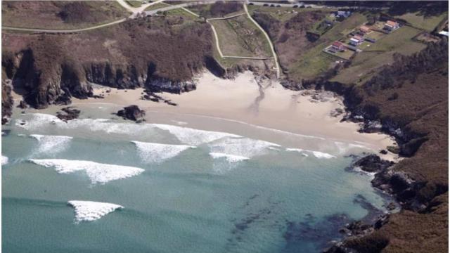 Playa de Baleo, en Valdoviño (A Coruña)