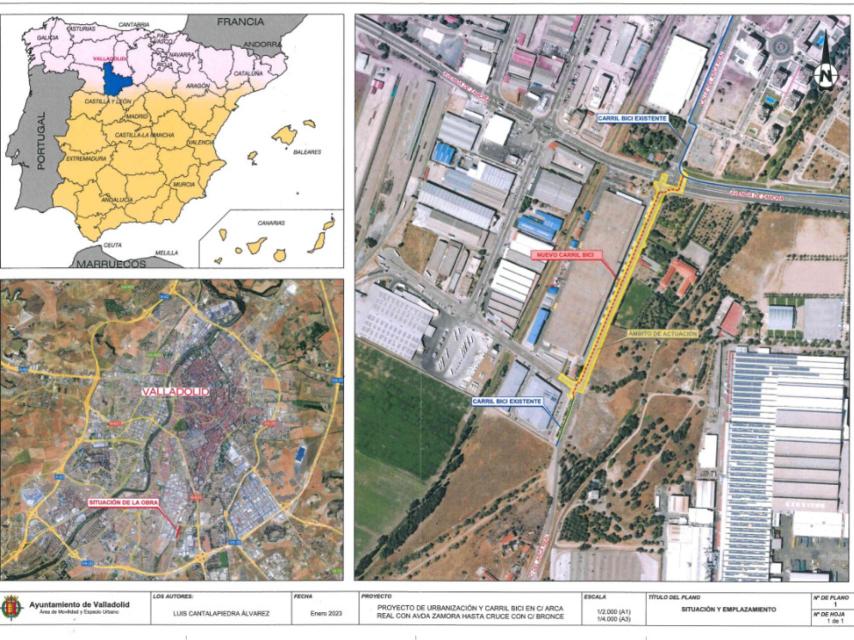 Planos del carril bici