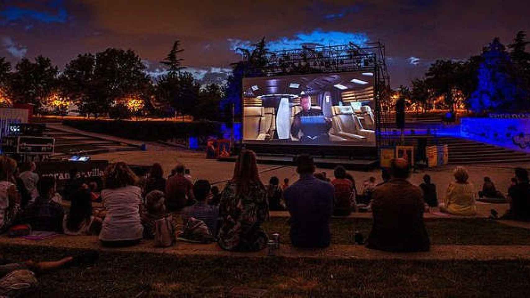 Cine de verano de Arganzuela en el Auditorio del Parque Tierno Galván.
