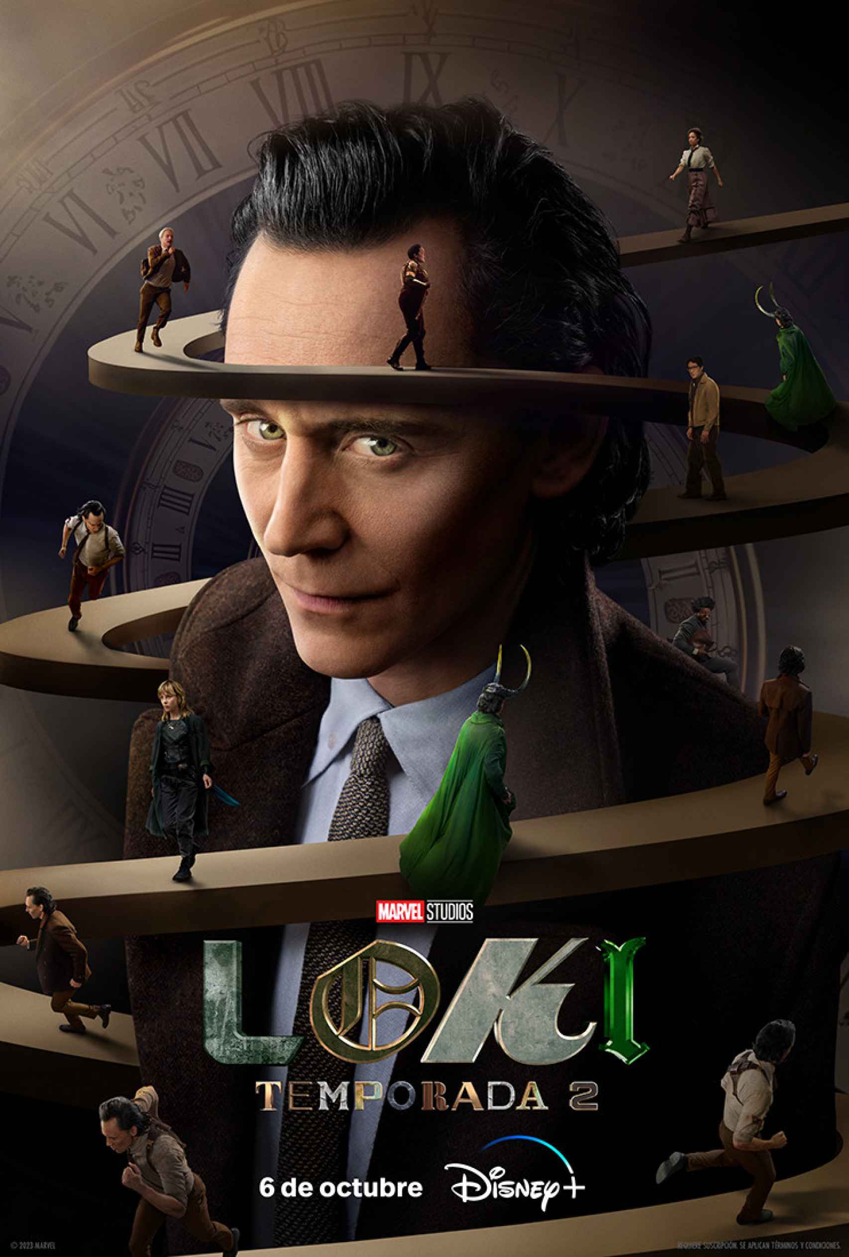 Póster de la segunda temporada de 'Loki'.
