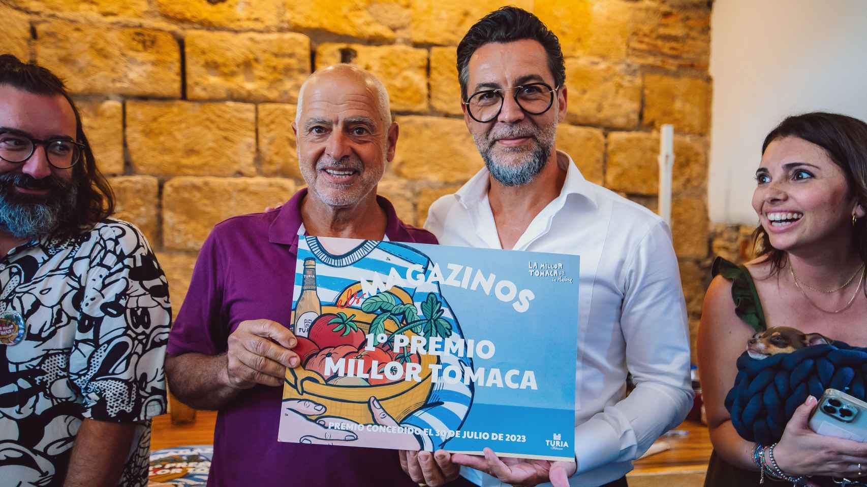 Enrique Suárez del Grao de Castellón - ganador Millor Tomaca de la Marina Els Magazinos