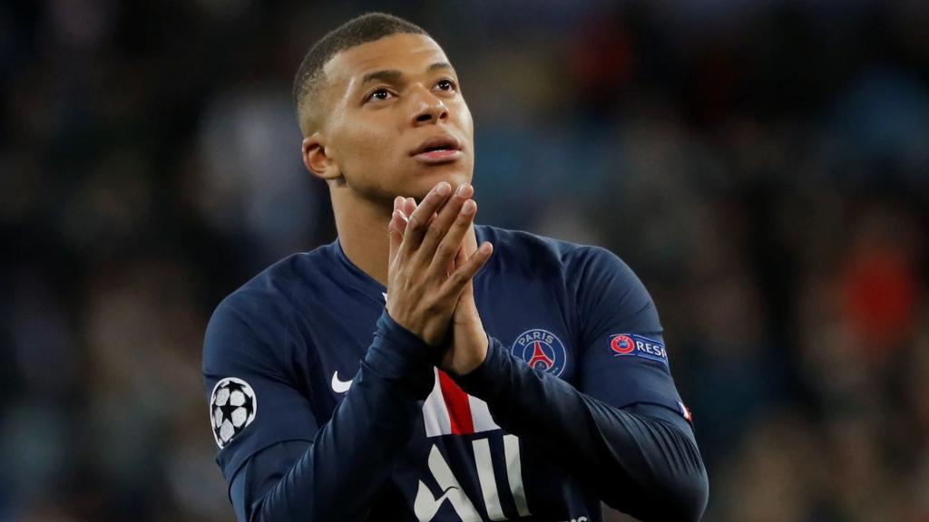 Kylian Mbappé, durante un partido con el PSG.