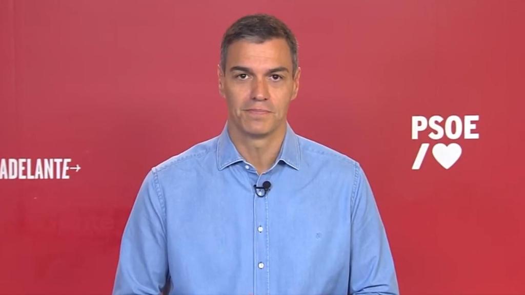 Pedro Sánchez, en el vídeo que ha publicado este lunes en redes sociales.