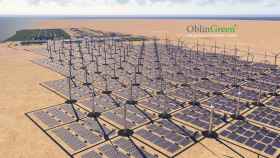 El proyecto de turbinas aerogeneradoras de la empresa británica Oblin Group en el Sáhara Occidental.