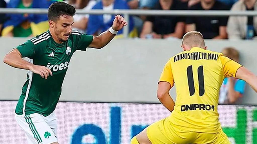 Encuentro de ida entre Panathinaikos y Dnipro-1