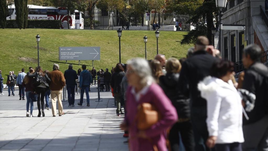 Entrada al Museo del Prado. Foto: Europa Press.