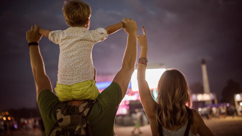 Una familia de concierto.