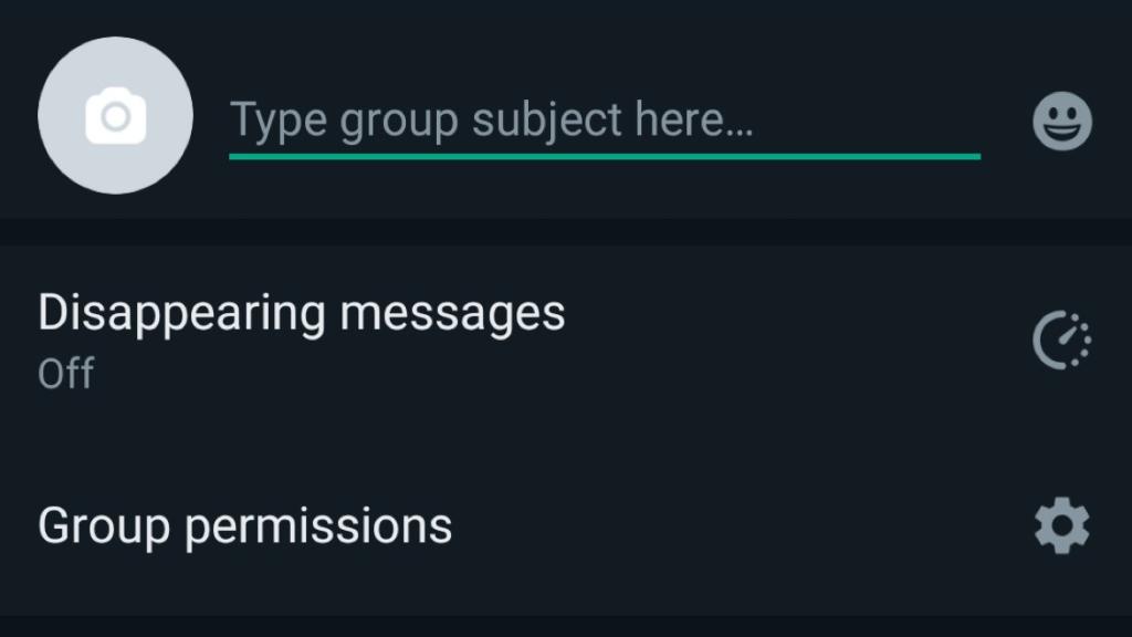 Permisos de grupo en WhatsApp