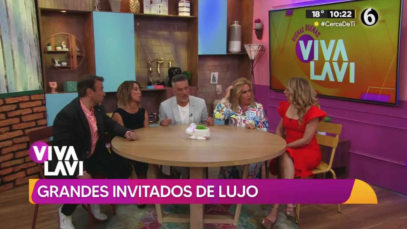 María Patiño, Kiko Hernández y Lydia Lozano en 'Viva Lavi'.