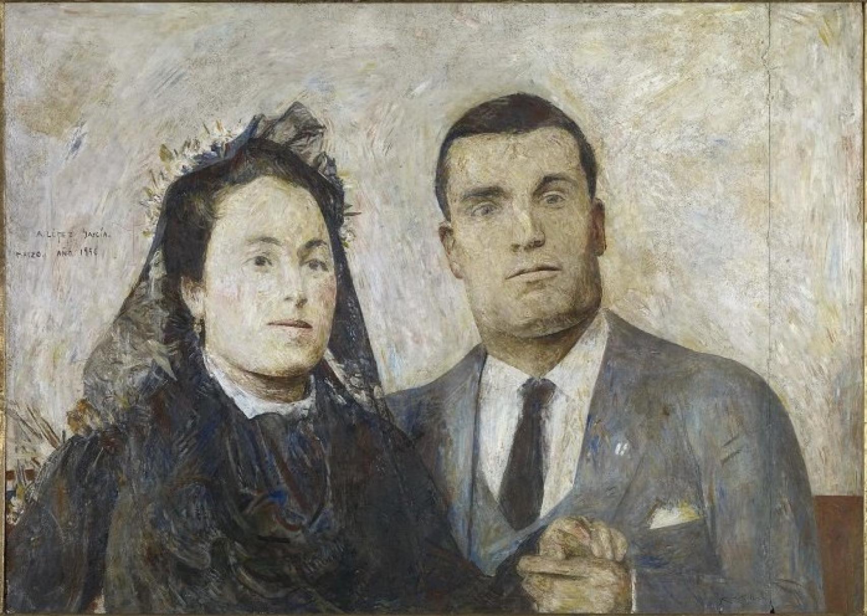 Antonio López: 'Antonio y Carmen', 1956. Museo Reina Sofía.