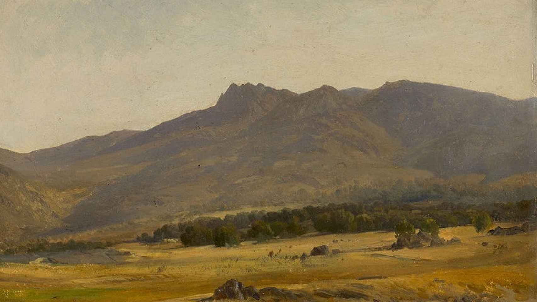 Carlos de Haes; 'Valle en la Sierra de Guadarrama', 1870. Museo del Prado