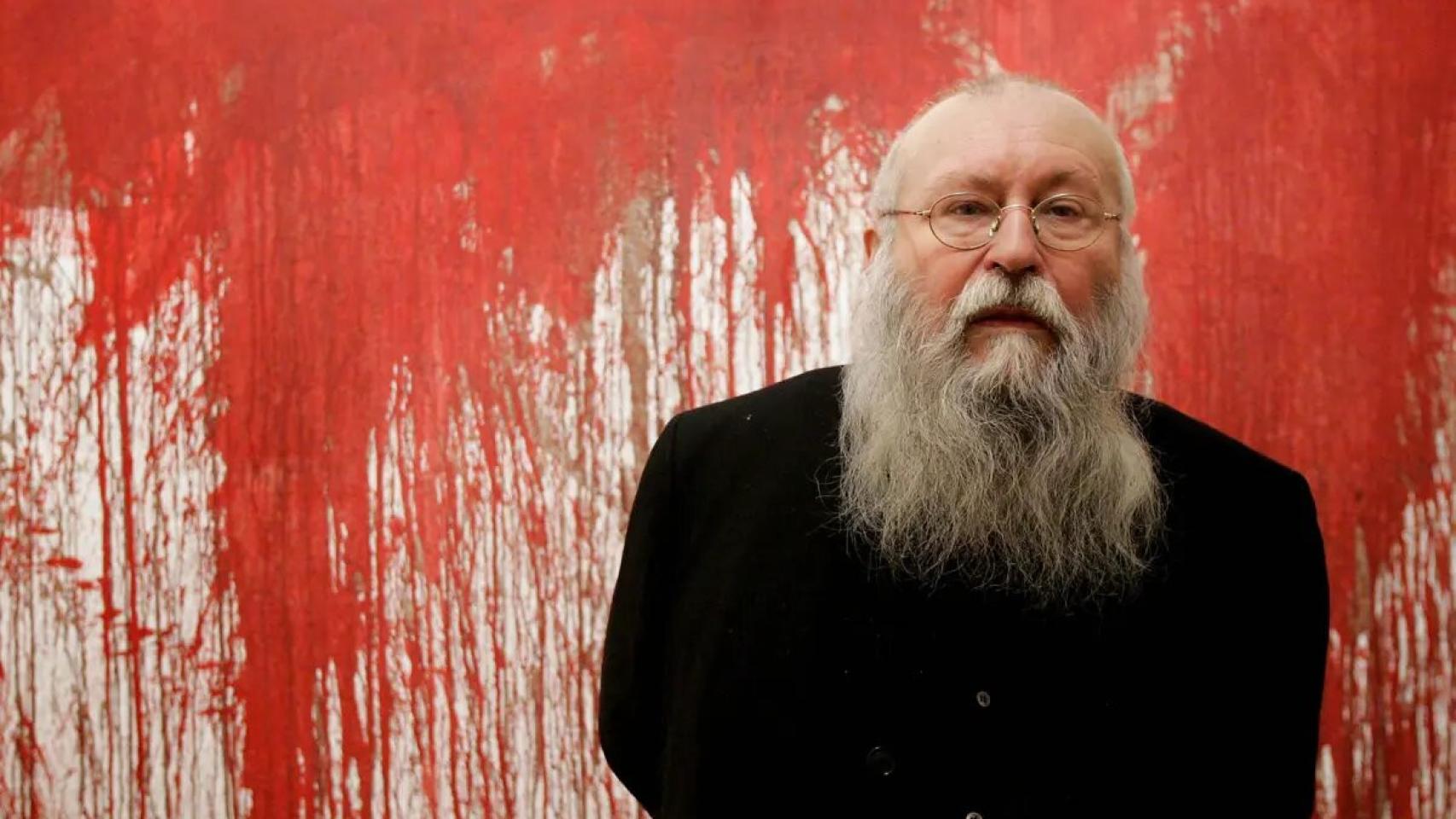 El artista austriaco Hermann Nitsch.