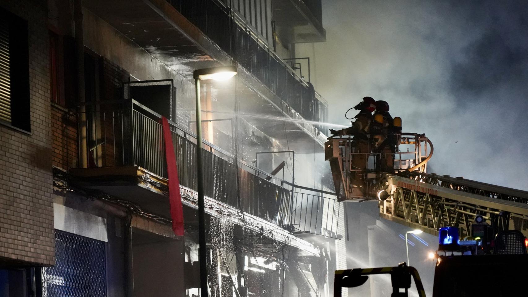 Explosión en un edificio en Valladolid