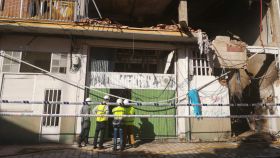 Estado del edificio de Goya 32 tras la explosión