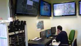 Monitores de control del sistema de camaras de videovigilancia para la prevencion de incendios de la provincia de Zamora