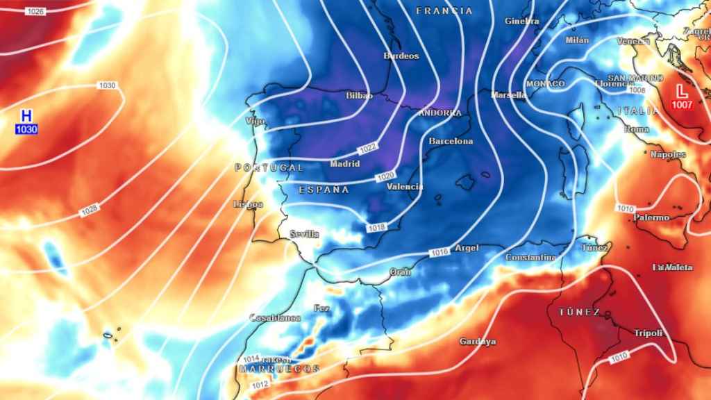 Bajada de las temperaturas por la borrasca Patricia.